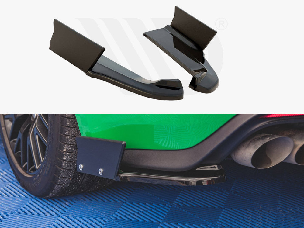 Rear Side Splitters V.1 + Flaps Ford Mustang GT Mk6 Facelift