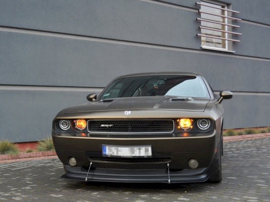 Hybrid Front Splitter V.1 Dodge Challenger Mk3 PHASE-1 SRT8 Coupe