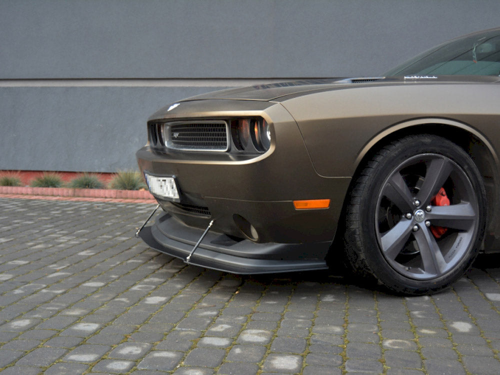 Hybrid Front Splitter V.1 Dodge Challenger Mk3 PHASE-1 SRT8 Coupe