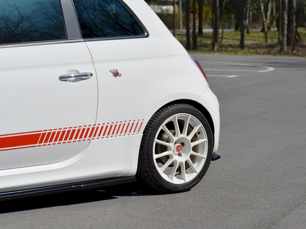 Rear Side Splitters Fiat 500 Abarth MK1 (2008-2012)