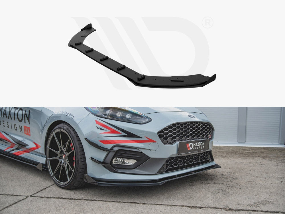 Street PRO Front Splitter + Flaps Ford Fiesta Mk8 ST / ST-Line