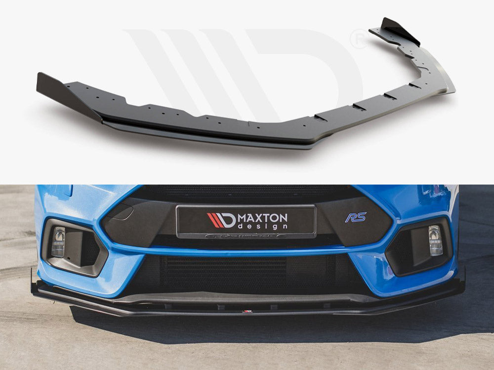 Street PRO Front Splitter + Flaps Ford Focus RS Mk3