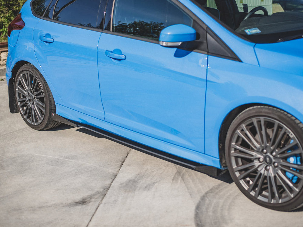 Street PRO Side Skirts Diffusers + Flaps Ford Focus RS Mk3