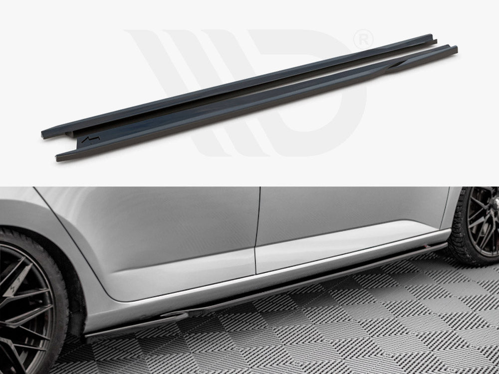 Side Skirts Diffusers Skoda Fabia MK3 (2014-2019)