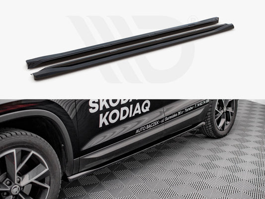 Side Skirts Diffusers Skoda Kodiaq Mk1 Facelift