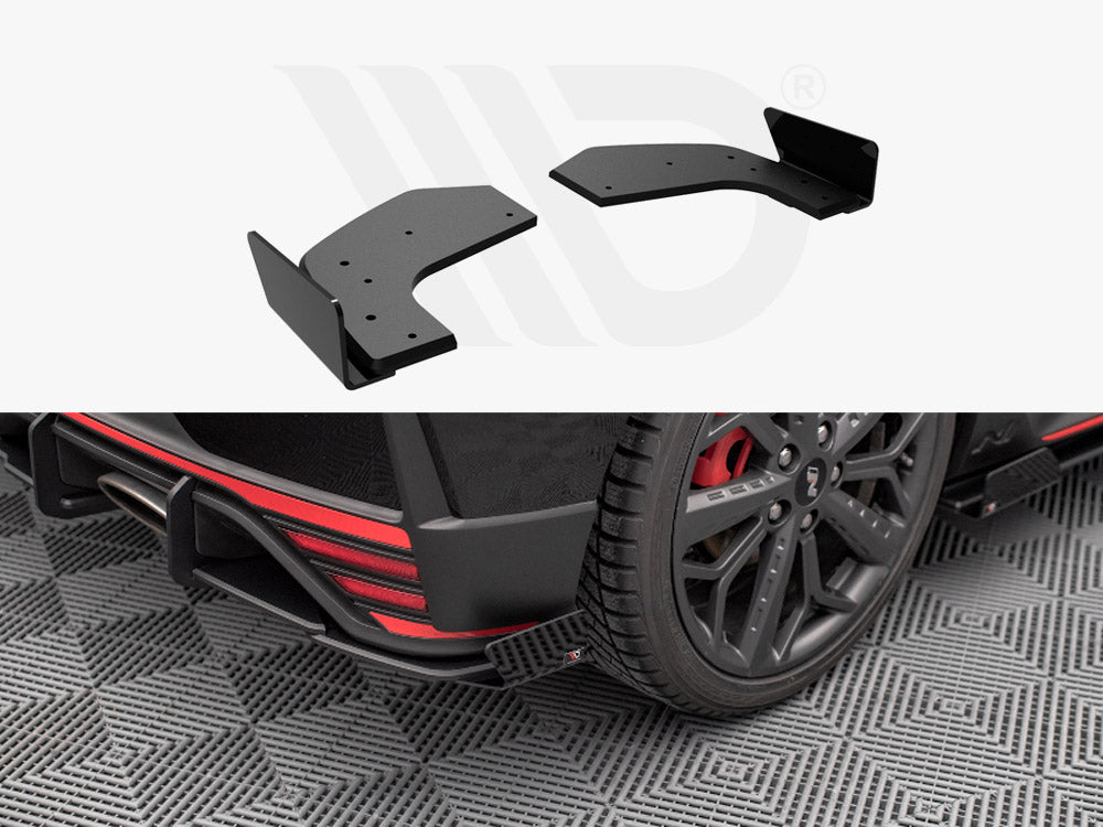 Street PRO Rear Side Splitters + Flaps Hyundai I20 N Mk3