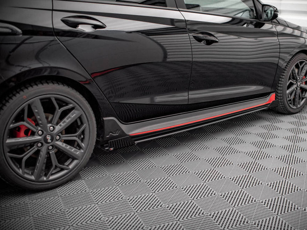 Street PRO Side Skirts Diffusers + Flaps Hyundai I20 N Mk3