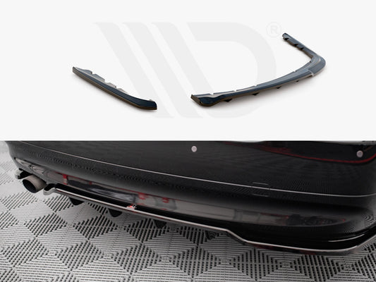 Central Rear Splitter (Vertical Bars) BMW 3 Sedan E90 (2004-2008)