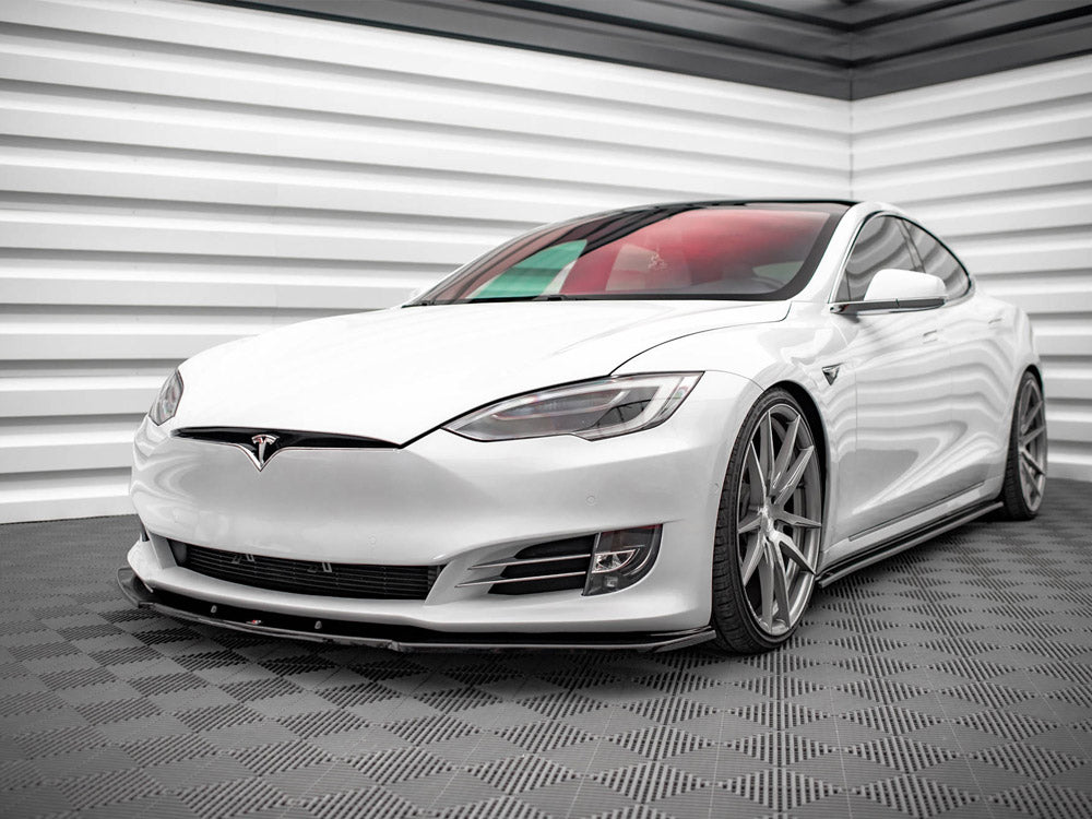 Front Splitter V.1 Tesla Model S Facelift