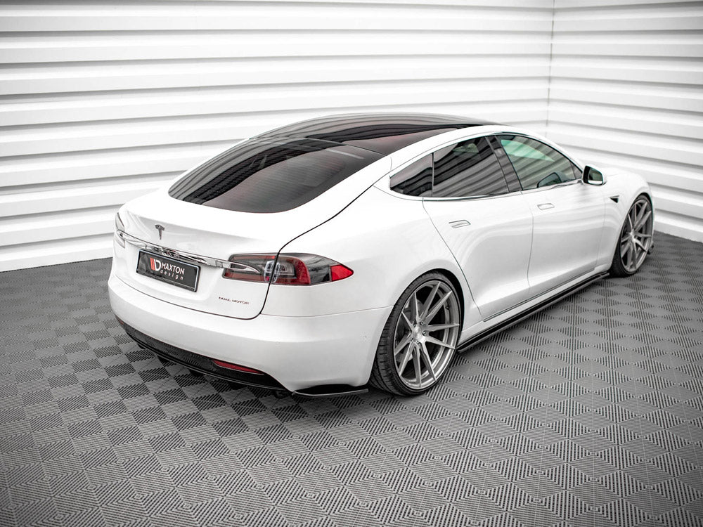 Rear Side Splitters Tesla Model S Facelift