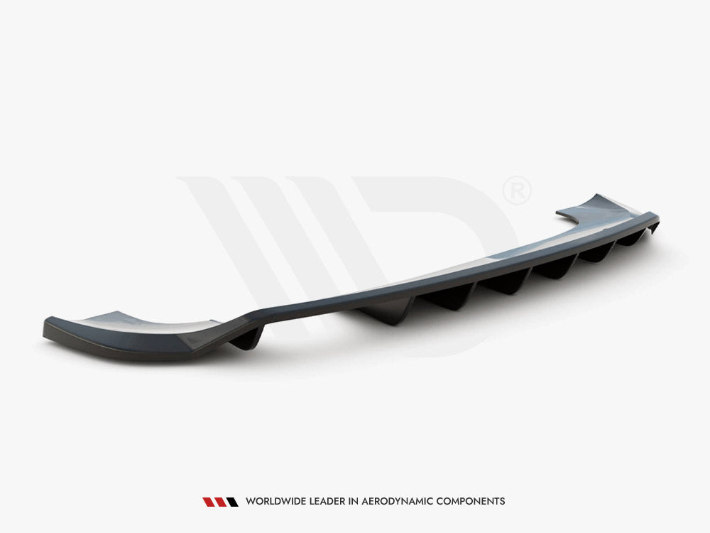 Central Rear Splitter (Vertical Bars) Audi Q3 Sport 8U Facelift