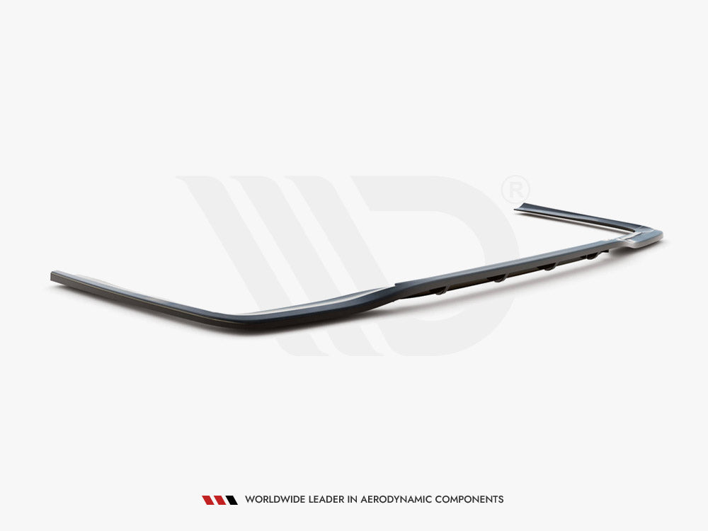 Central Rear Splitter (Vertical Bars) Mercedes E Amg-Line Sedan W212 Facelift (2012-2016)