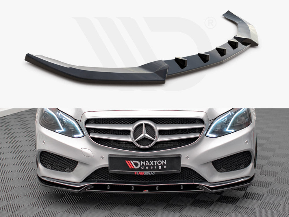 Front Splitter V.2 Mercedes E Amg-Line Sedan W212 Facelift (2012-2016)