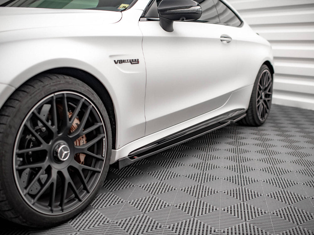 Side Skirts Diffusers V.2 Mercedes-AMG C 63AMG Coupe C205 Facelift