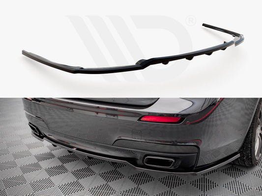 Central Rear Splitter (Vertical Bars) BMW 7 M-Pack F01 (2008-2013)