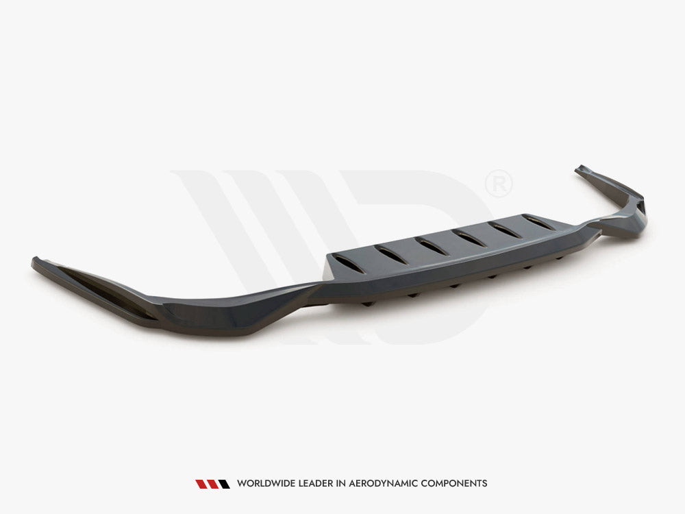 Central Rear Splitter (Vertical Bars) Lexus UX MK1 (2018-)