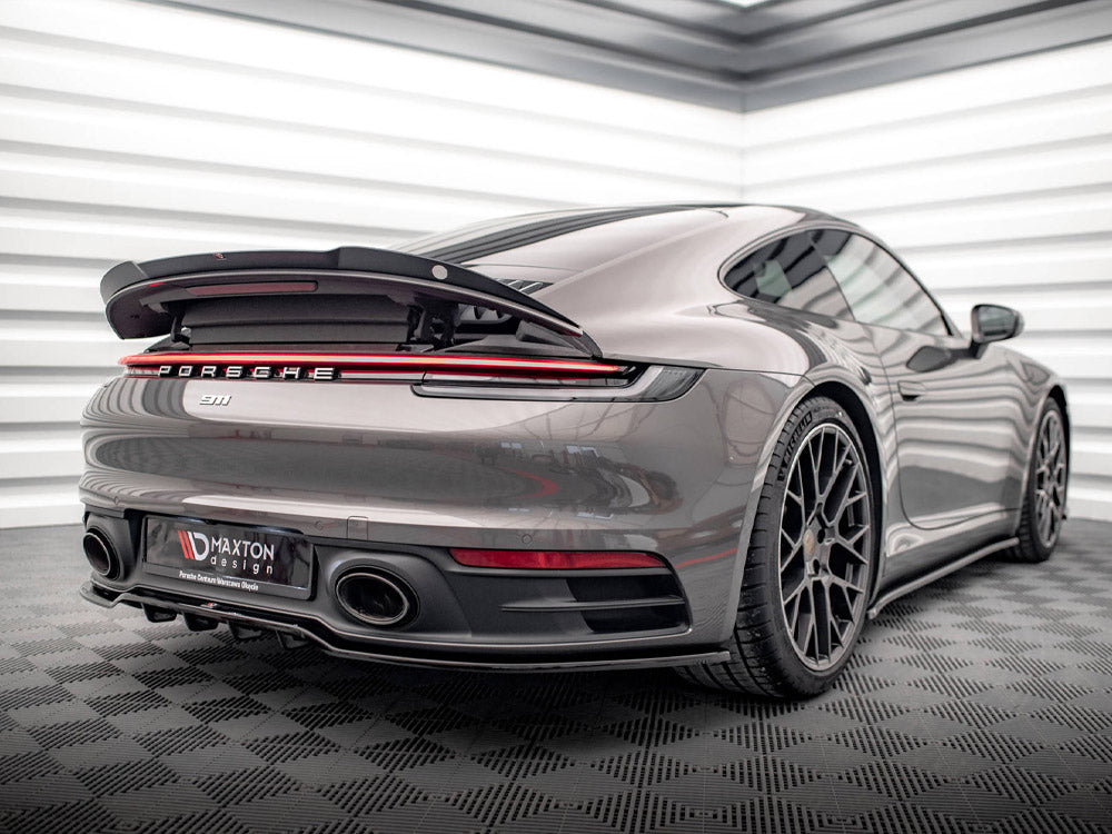 Central Rear Splitter (Vertical Bars) Porsche 911 Carrera 4S 992 (2019-)