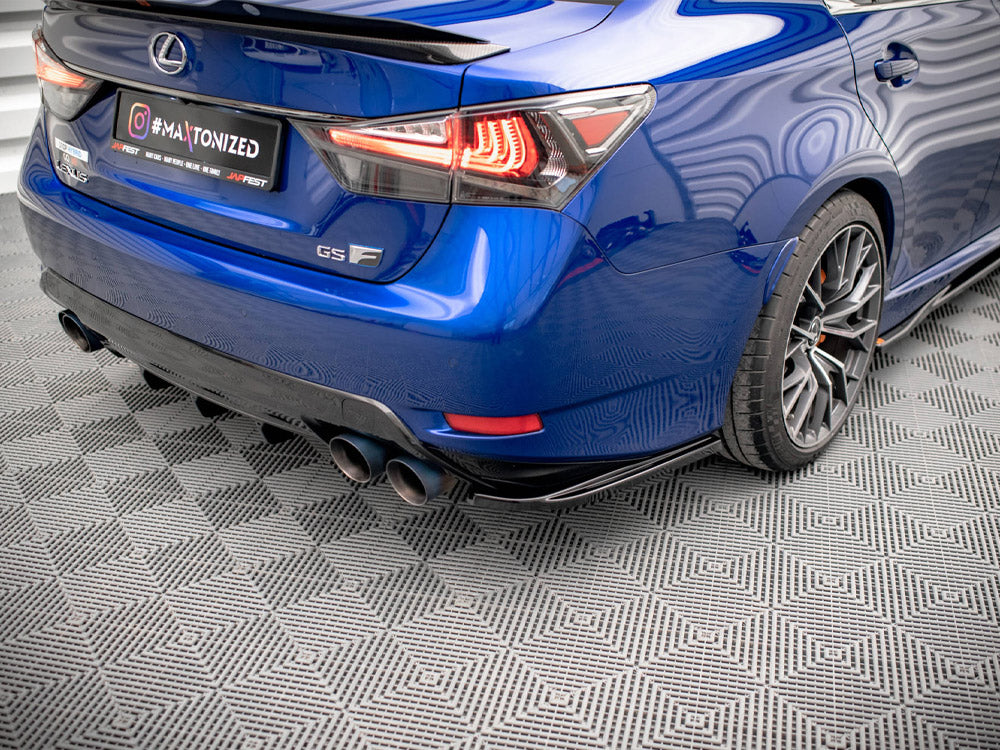 Rear Side Splitters Lexus GS F Mk4 Facelift