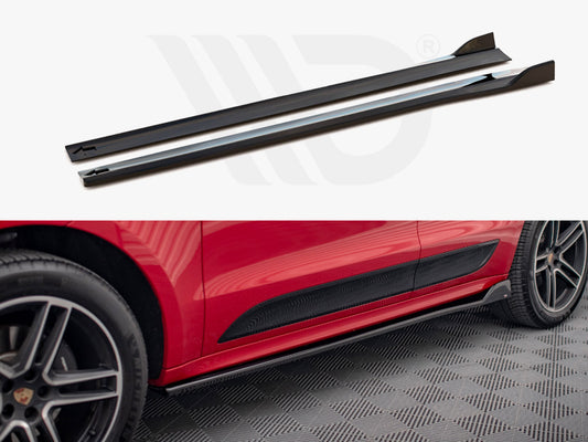 Side Skirts Diffusers Porsche Macan Mk1 Facelift