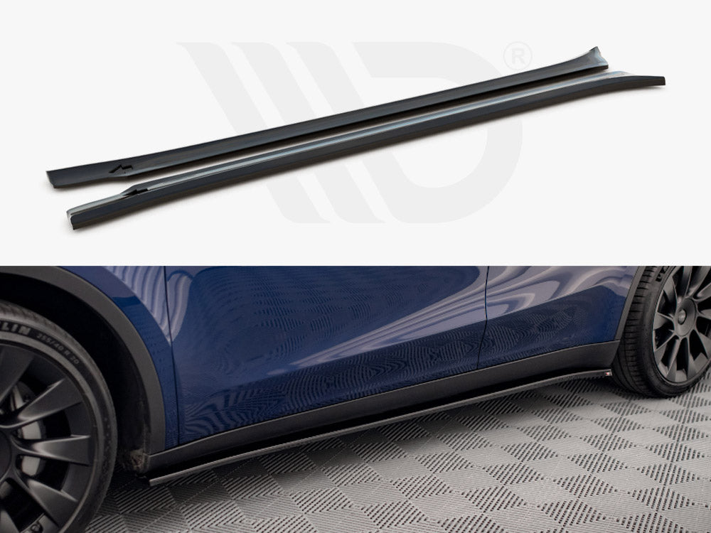 Side Skirts Diffusers V.2 Tesla Model Y