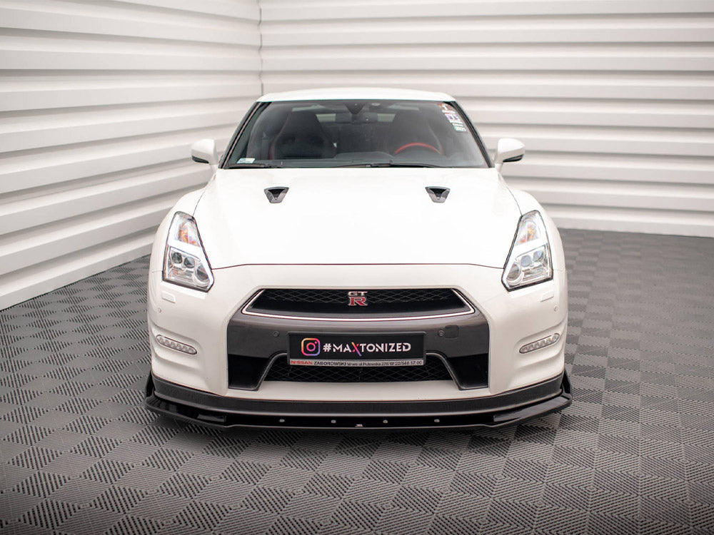 Front Splitter + Flaps Nissan GTR R35 1st Facelift