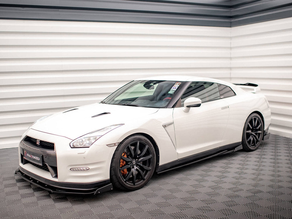 Side Skirts Diffusers + Flaps Nissan GTR R35 1st Facelift