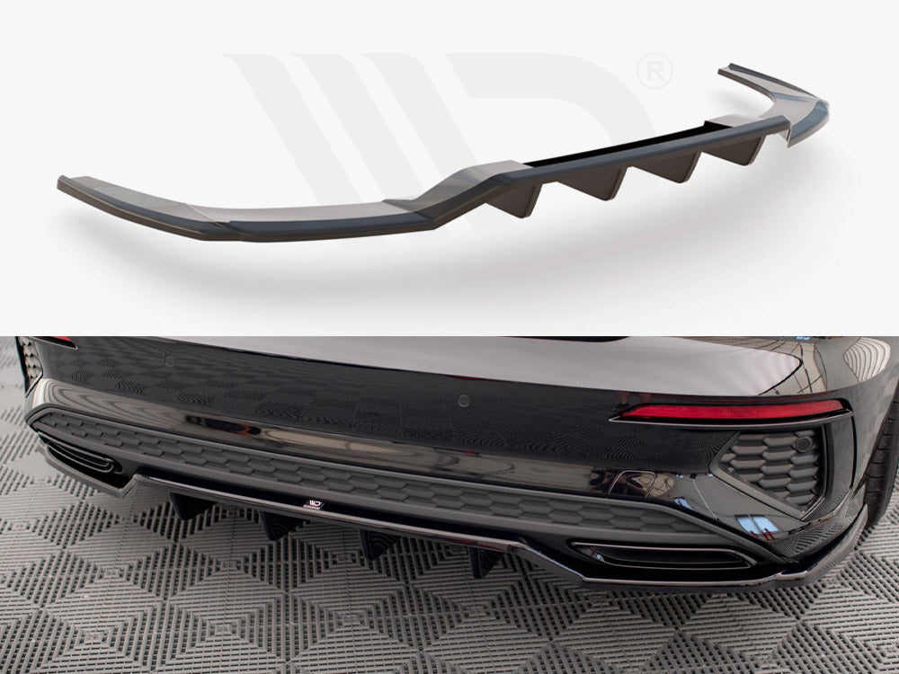 Central Rear Splitter (Vertical Bars) Audi A3 S-Line Sedan 8Y