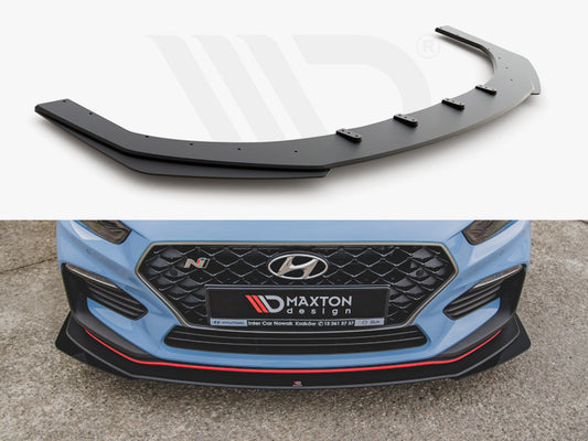 Street PRO Front Splitter + Flaps Hyundai I30 N Mk3 Hatchback / Fastback