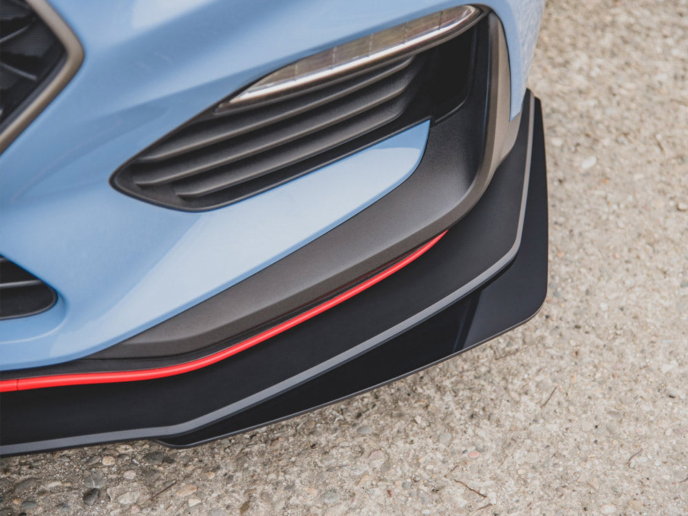 Street PRO Front Splitter + Flaps Hyundai I30 N Mk3 Hatchback / Fastback