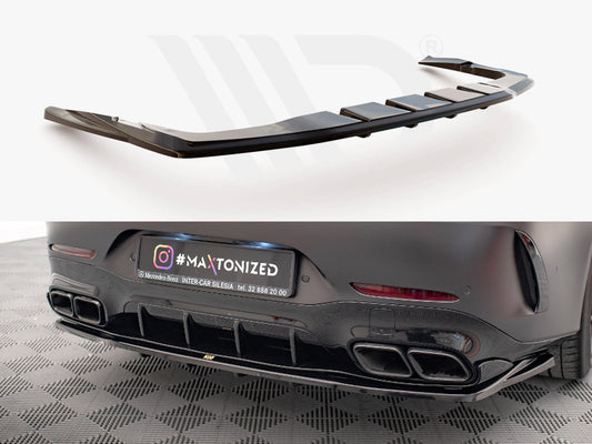 Central Rear Splitter (Vertical Bars) Mercedes AMG GT 63S 4-door Coupe Aero