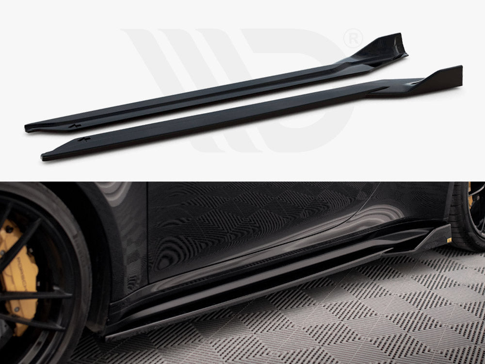 Side Skirts Diffusers Porsche 911 Turbo S 992