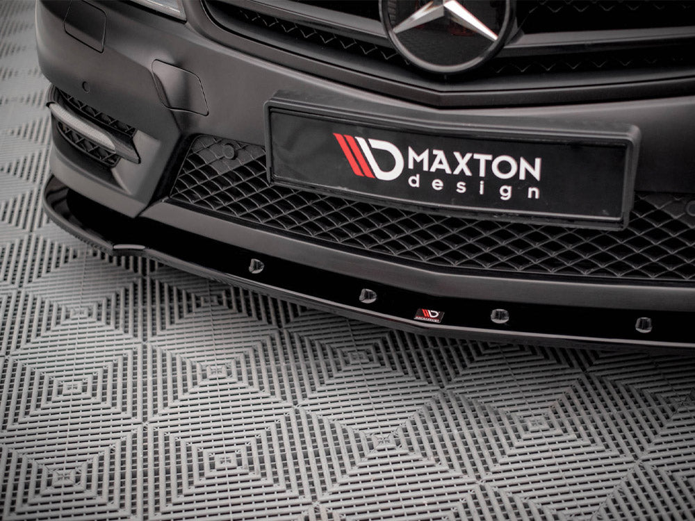 Front Splitter V.2 Mercedes-Benz C Coupe / Sedan / Estate AMG-Line C204 / W204 Facelift / S204 Facelift