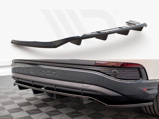 Central Rear Splitter (Vertical Bars) Audi Q4 e-Tron Sportback Mk1