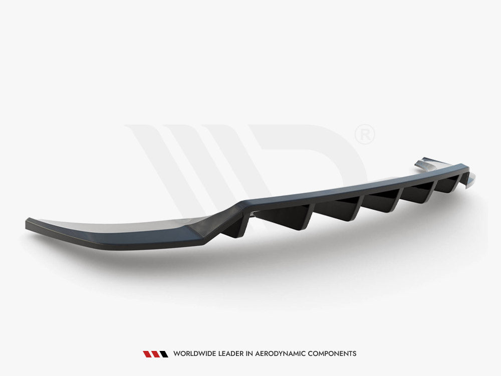 Central Rear Splitter (Vertical Bars) Audi Q3 S-Line F3