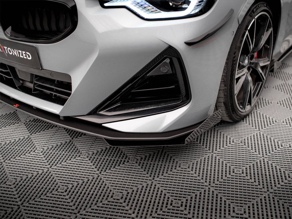 Street PRO Front Splitter + Flaps BMW 2 Coupe M-Pack / M240i G42