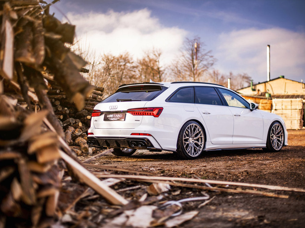 Rear Valance + Exhaust Ends Imitation Audi S6 / A6 S-Line C8