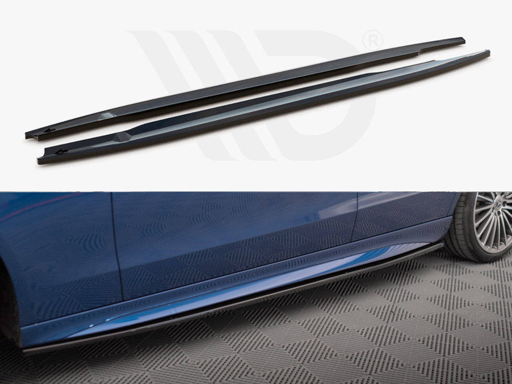 Side Skirts Diffusers Mercedes-Benz C AMG-Line / 43 AMG W206