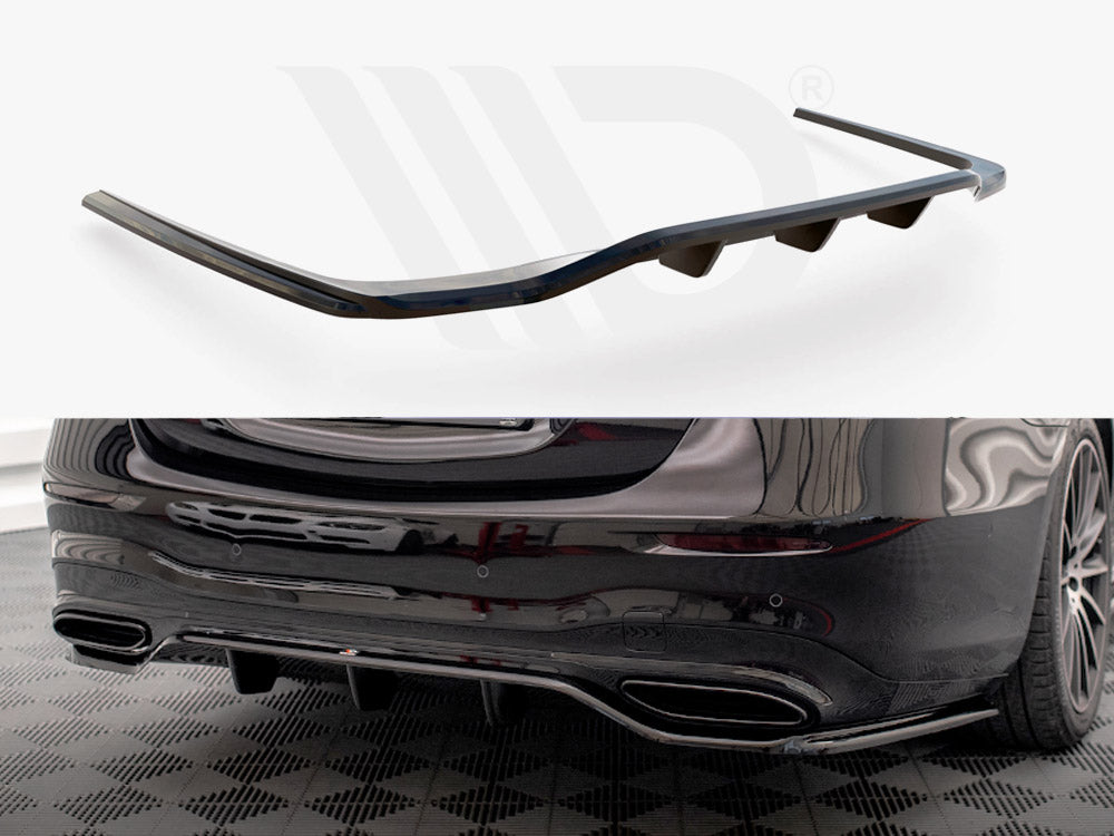 Central Rear Splitter (Vertical Bars) Mercedes S AMG-Line W223