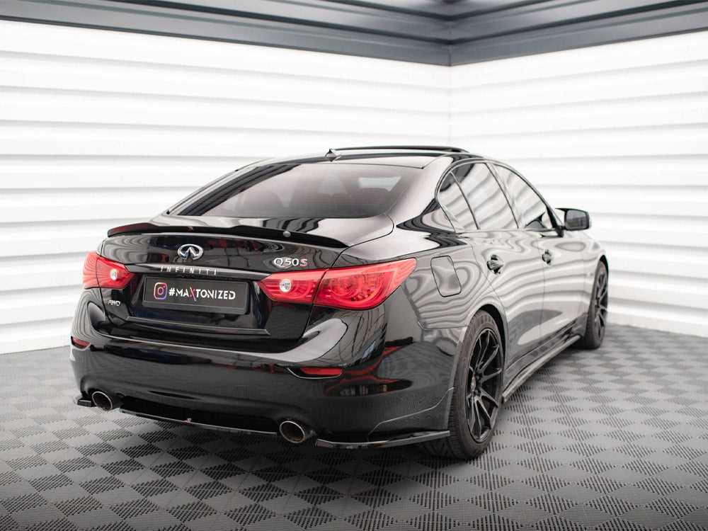 Central Rear Splitter Infiniti Q50 S Mk1