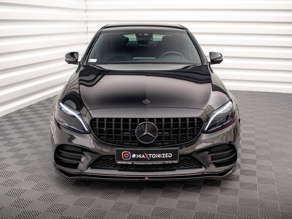 Front Splitter V.1 Mercedes-Benz C AMG Line Sedan / Coupe W205 / C205 Facelift