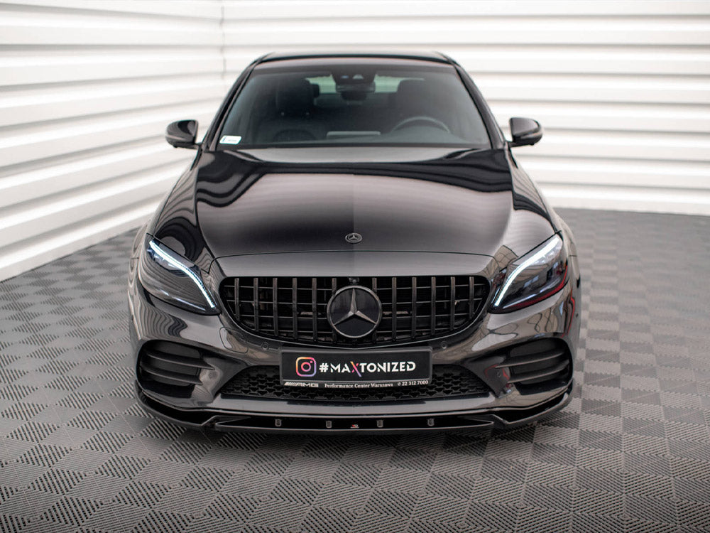 Front Splitter V.2 Mercedes-Benz C AMG Line Sedan / Coupe W205 / C205 Facelift