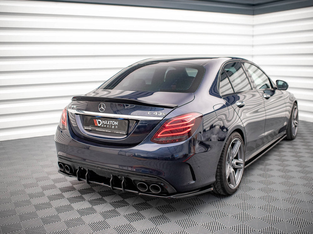 Rear Side Splitters Mercedes AMG C 43 Sedan W205 Facelift