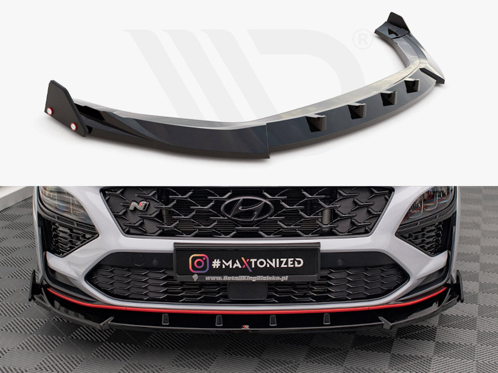 Front Splitter V.2 + Flaps Hyundai Kona N Mk1