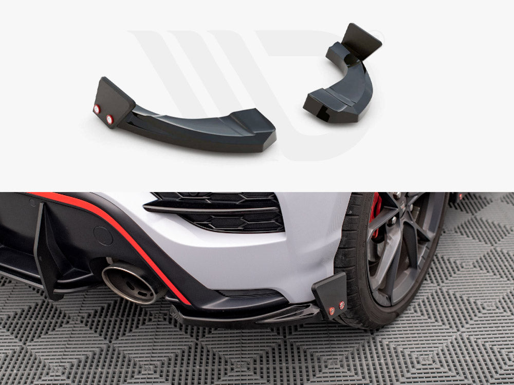 Rear Side Splitters V.1 + Flaps Hyundai Kona N Mk1