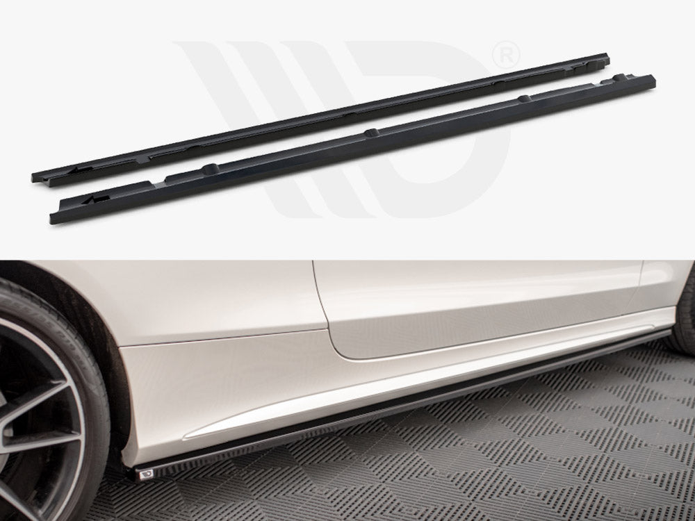 Side Skirts Diffusers Mercedes C Coupe AMG-Line C205 Facelift