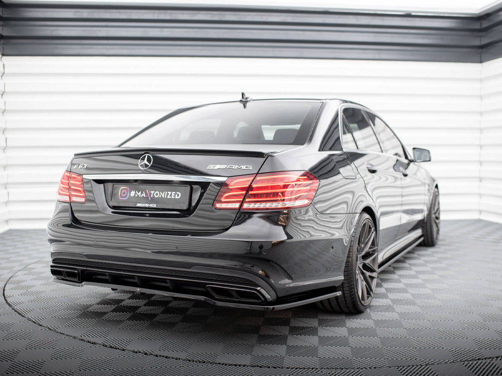 Central Rear Splitter (Vertical Bars) Mercedes E63 AMG Sedan W212 Facelift