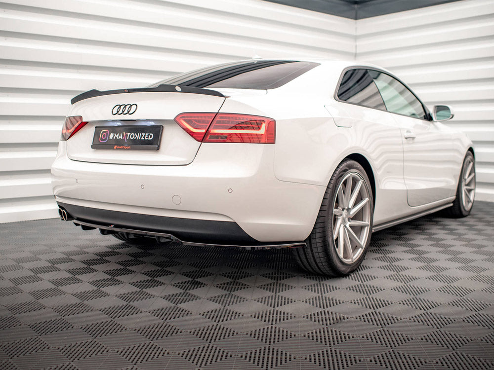 Central Rear Splitter (Vertical Bars) Audi A5 Coupe 8T Facelift