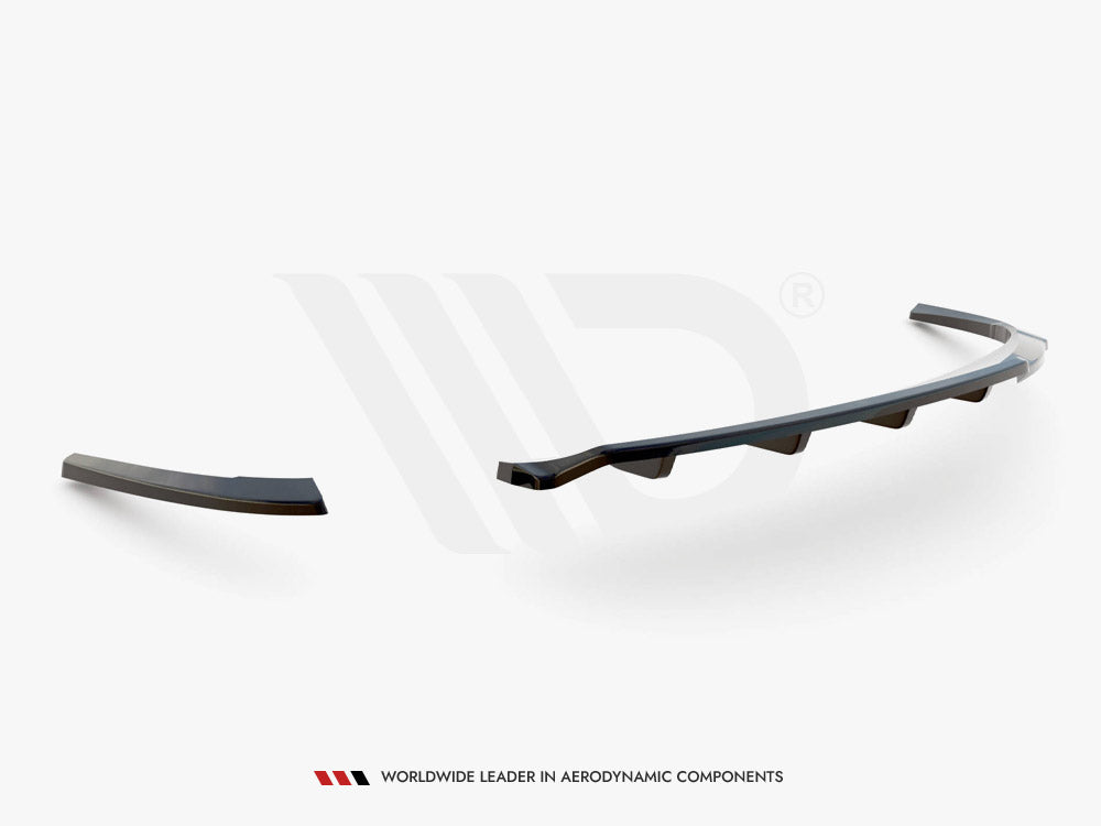 Central Rear Splitter (Vertical Bars) Audi A5 Coupe 8T Facelift