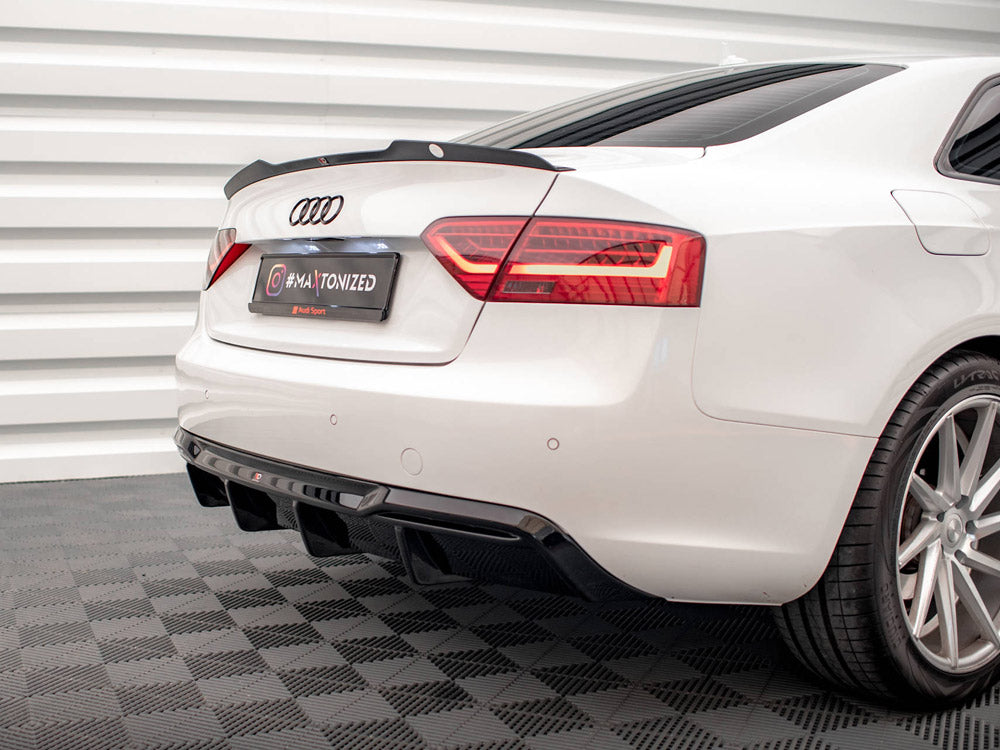 Rear Valance Audi A5 Coupe 8T Facelift (Version with dual exhausts on one side)