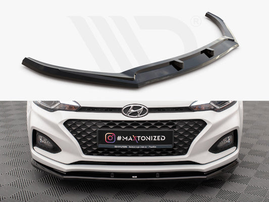 Front Splitter Front Splitter V.1 Hyundai I20 Mk2 Facelift